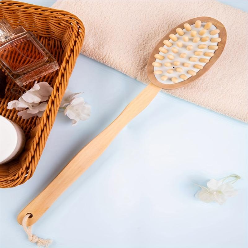Long Handle Back Massage Scrubber Shower Brush