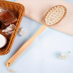 Long Handle Back Massage Scrubber Shower Brush