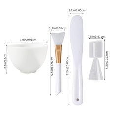 Silicone Face Mask Mixing Bowl Set with Facial Care Mask Make Up Mixing Tool Kit