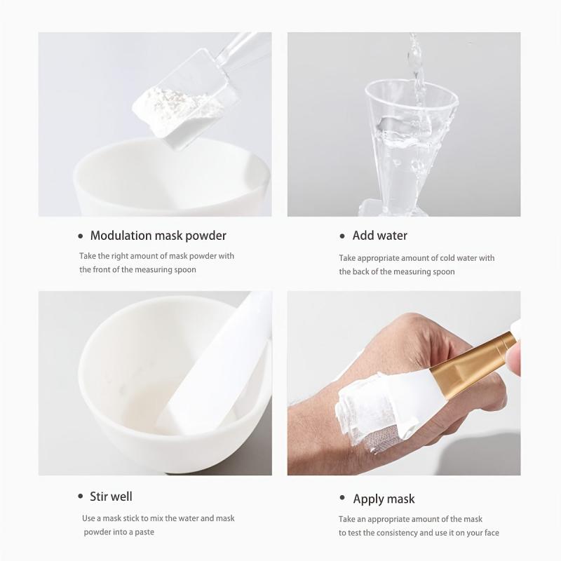 Silicone Face Mask Mixing Bowl Set with Facial Care Mask Make Up Mixing Tool Kit