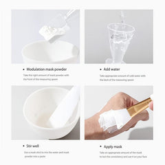 Silicone Face Mask Mixing Bowl Set with Facial Care Mask Make Up Mixing Tool Kit