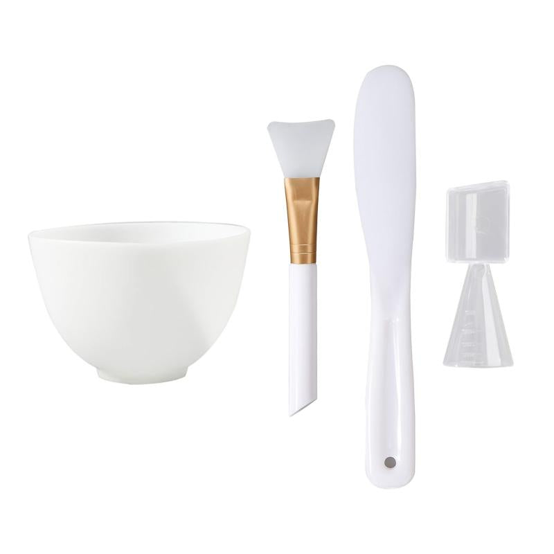 Silicone Face Mask Mixing Bowl Set with Facial Care Mask Make Up Mixing Tool Kit