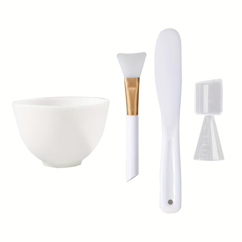 Silicone Face Mask Mixing Bowl Set with Facial Care Mask Make Up Mixing Tool Kit