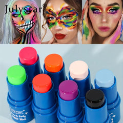 Neon Face Painting Safety Makeup for Halloween