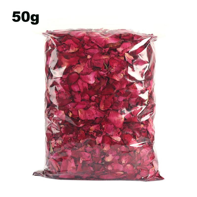 50g Dried Rose Petals Natural for Soap Candle Making Wedding Crafts