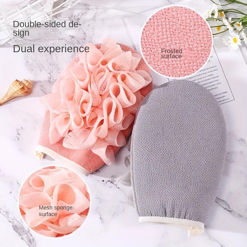 Dual Sided Exfoliating Gloves for Body Scrubbing