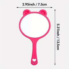Cat Handheld Mirror for Women Men Girls