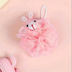 Animal Shape Shower Bath Mesh Sponge Puff Ball Toy