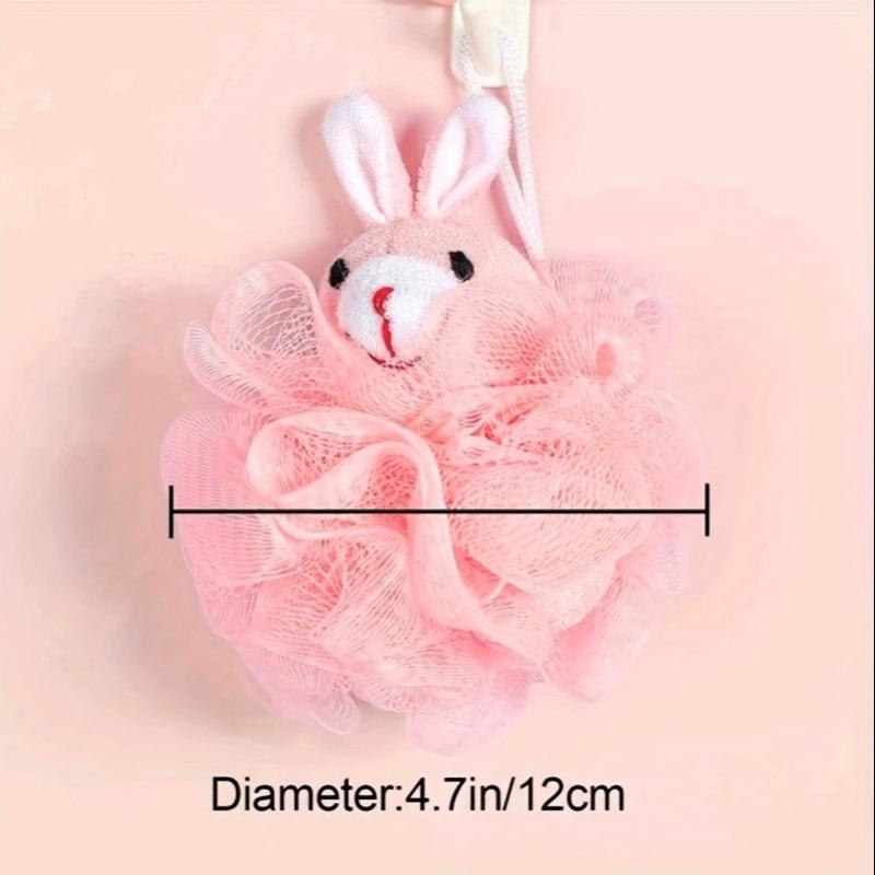 Animal Shape Shower Bath Mesh Sponge Puff Ball Toy