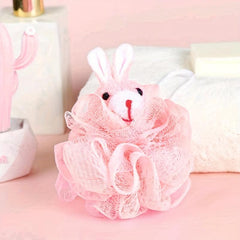 Animal Shape Shower Bath Mesh Sponge Puff Ball Toy