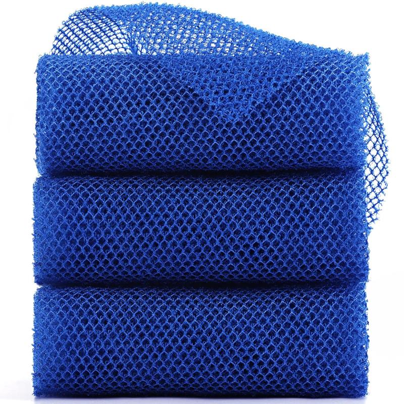 African Bath Sponge Set - Exfoliating Shower Body Scrubber