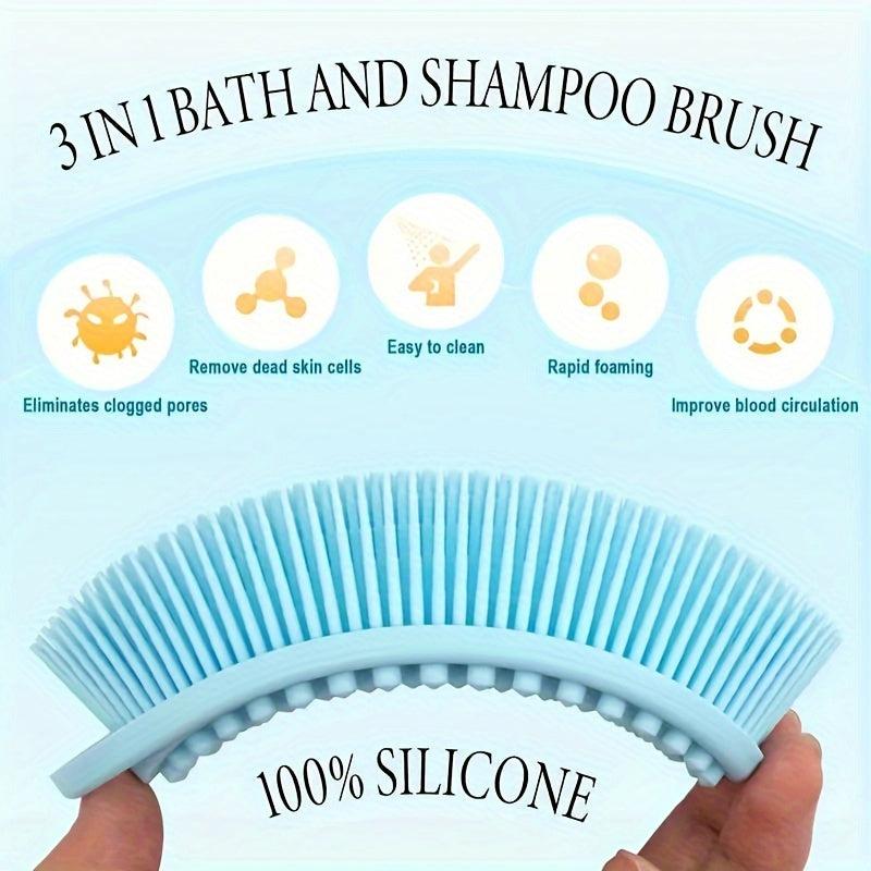 Silicone Body Scrubber for Shower Lathers Well Soft Exfoliating Bath Skincare