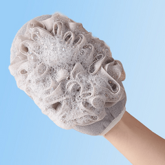 2 in 1 Bath Sponge Shower Loofahs Balls Soft Exfoliating Scrubber