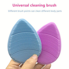 Soft Silicone Bath Body Face Scalp Brush Massage Device