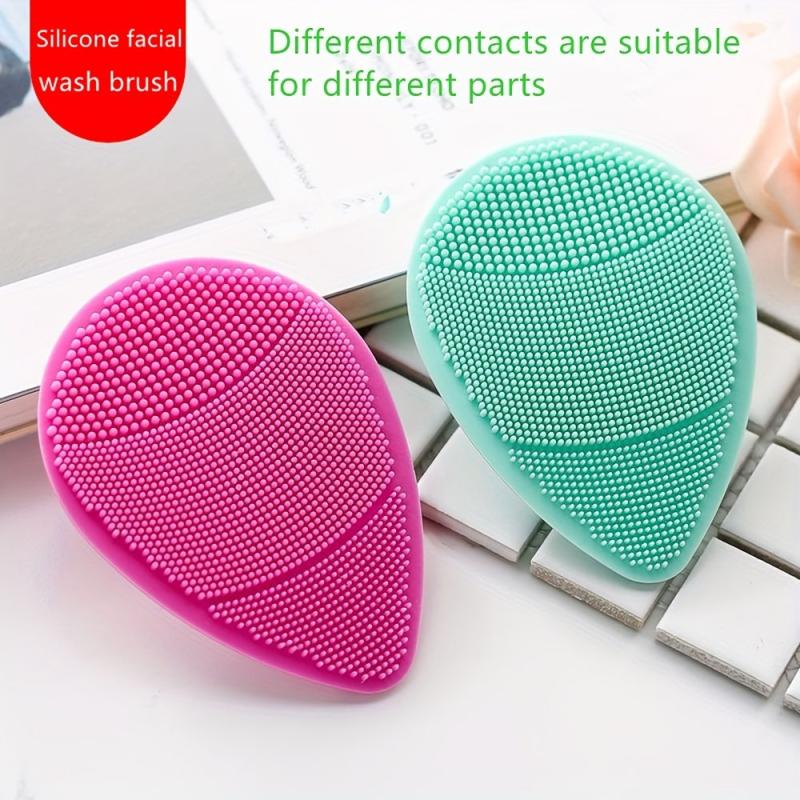 Soft Silicone Bath Body Face Scalp Brush Massage Device
