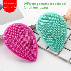 Soft Silicone Bath Body Face Scalp Brush Massage Device