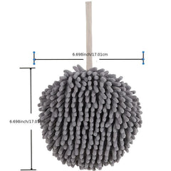 Microfiber Hand Towels with Hanging Loops for Kitchen and Bathroom