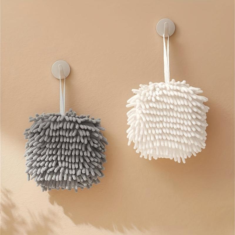 Microfiber Hand Towels with Hanging Loops for Kitchen and Bathroom