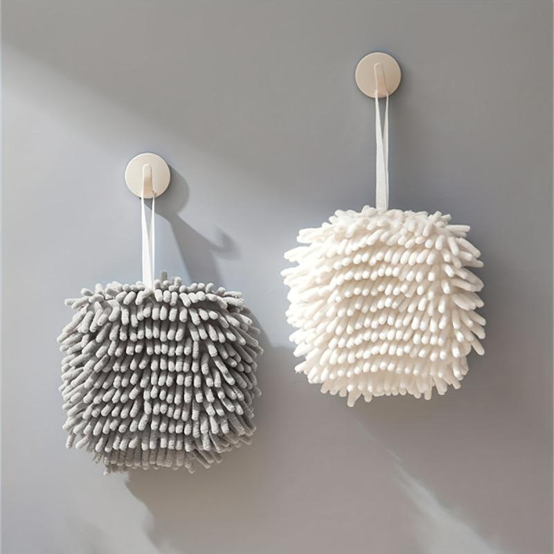 Microfiber Hand Towels with Hanging Loops for Kitchen and Bathroom