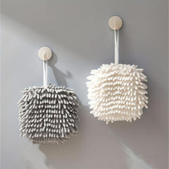 Microfiber Hand Towels with Hanging Loops for Kitchen and Bathroom