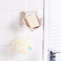 Wall Mounted Soap Dish with Hook, Waterproof and Moisture Proof