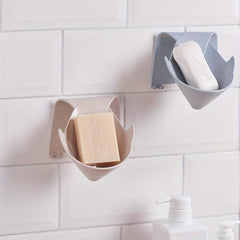 Wall Mounted Soap Dish with Hook, Waterproof and Moisture Proof