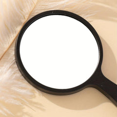 Round Makeup Vanity Mirror with Handle - Beauty Mirror