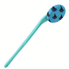 Long Handle Bath Brush Exfoliating Back Massage Shower Foam Sponge Scrubber