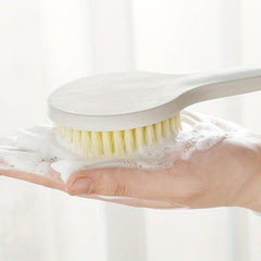 Soft Flower Ball Body Brush with Long Handle for Relaxing Back Rubs