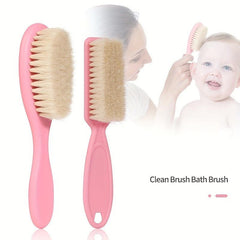 Soft Bristle Bath Body Brush for Hair Cleaning & Exfoliating