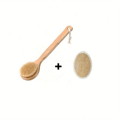 2pcs Bath Brush & Loofah Sponge Set Body Exfoliating Shower Scrubber