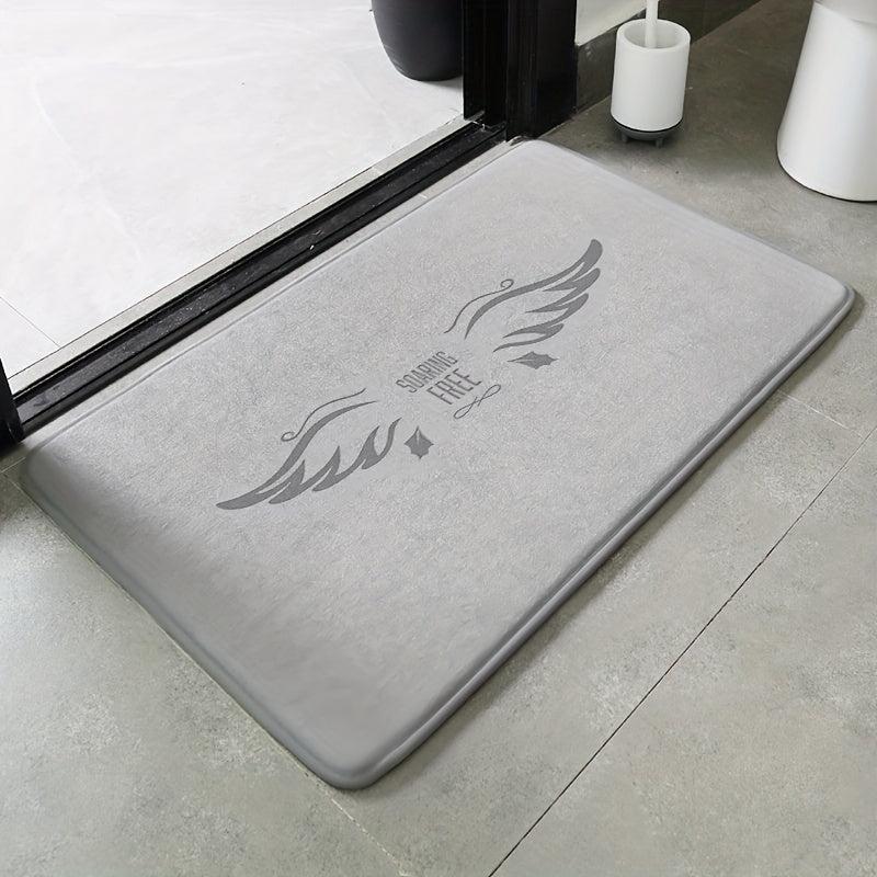 Soft Sponge Bath Mat Non-Slip Bathroom Rug