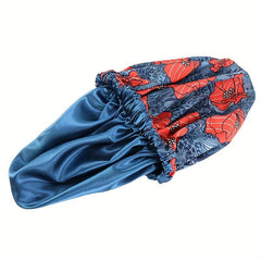 African Print Satin Lined Turban Cap for Men and Women