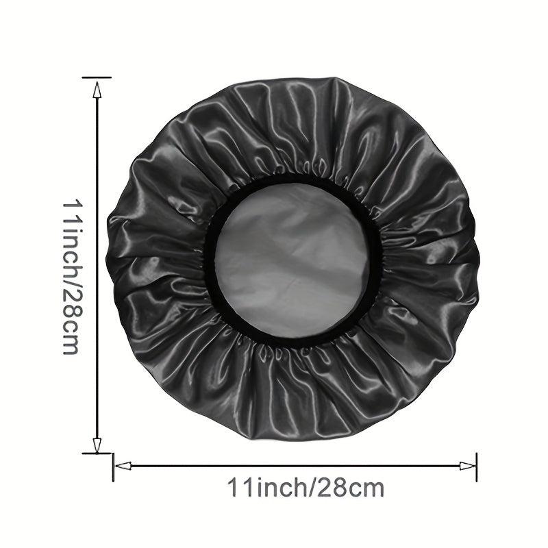 4pcs Double Layer Shower Caps Adjustable Waterproof Bath Caps