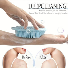 Silicone Body Scrubber Shower Bath Brushes for All Skin Types