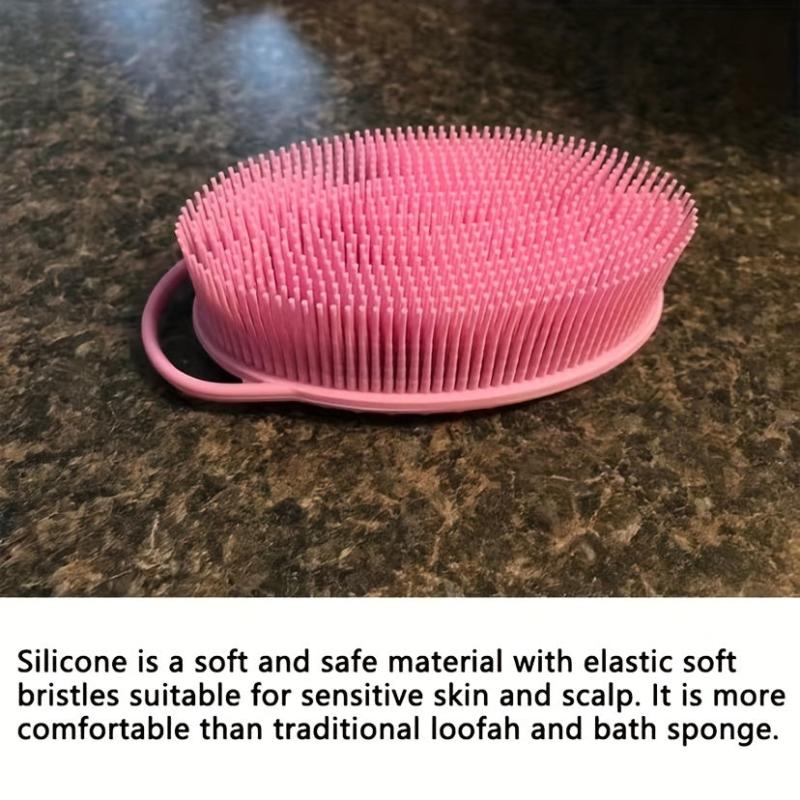 Silicone Body Scrubber Shower Bath Brushes for All Skin Types