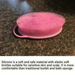Silicone Body Scrubber Shower Bath Brushes for All Skin Types