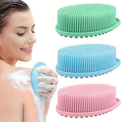 Silicone Body Scrubber Shower Bath Brushes for All Skin Types