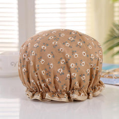 Waterproof Cartoon Pattern Shower Cap for Women