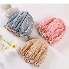 Waterproof Cartoon Pattern Shower Cap for Women