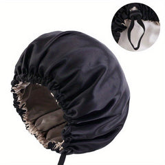 Adjustable Double Layer Shower Cap for Hair Protection