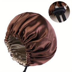 Adjustable Double Layer Shower Cap for Hair Protection