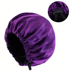 Adjustable Double Layer Shower Cap for Hair Protection