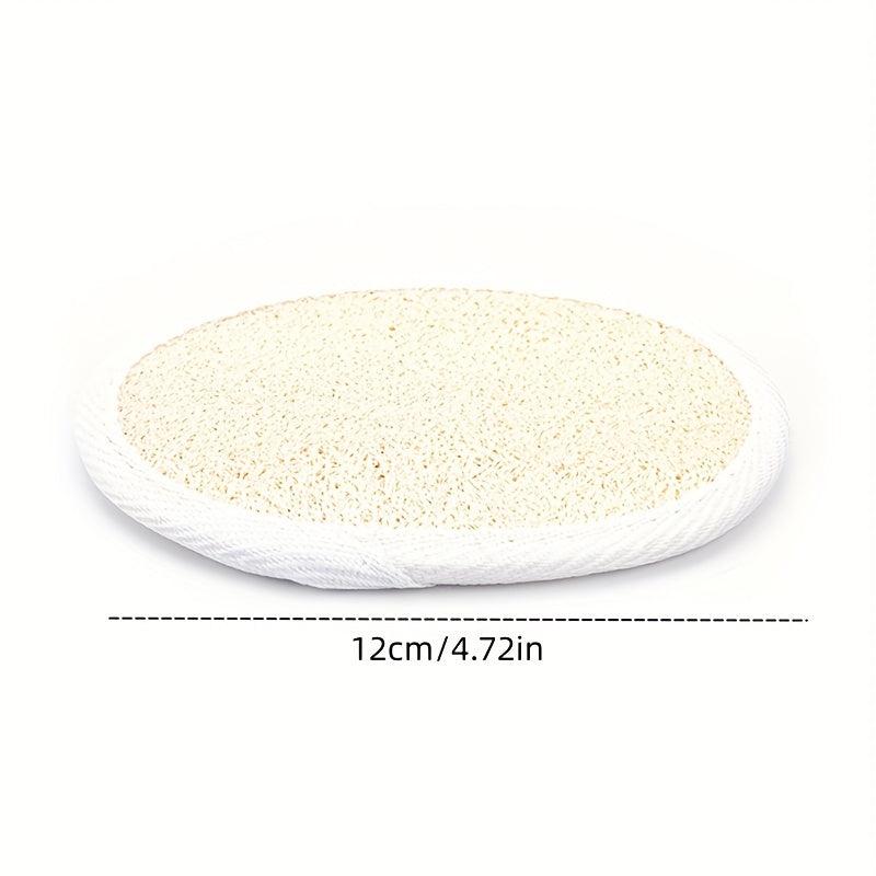 6pcs Natural Exfoliating Loofah Pads - Body Scrubber Handheld Luffa Sponges