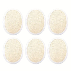 6pcs Natural Exfoliating Loofah Pads - Body Scrubber Handheld Luffa Sponges