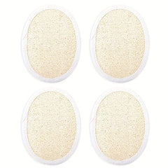 6pcs Natural Exfoliating Loofah Pads - Body Scrubber Handheld Luffa Sponges
