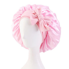 Soft Satin Sleep Cap for Women with Elastic Band Ideal for Curly Hair