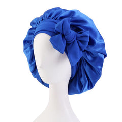 Soft Satin Sleep Cap for Women with Elastic Band Ideal for Curly Hair