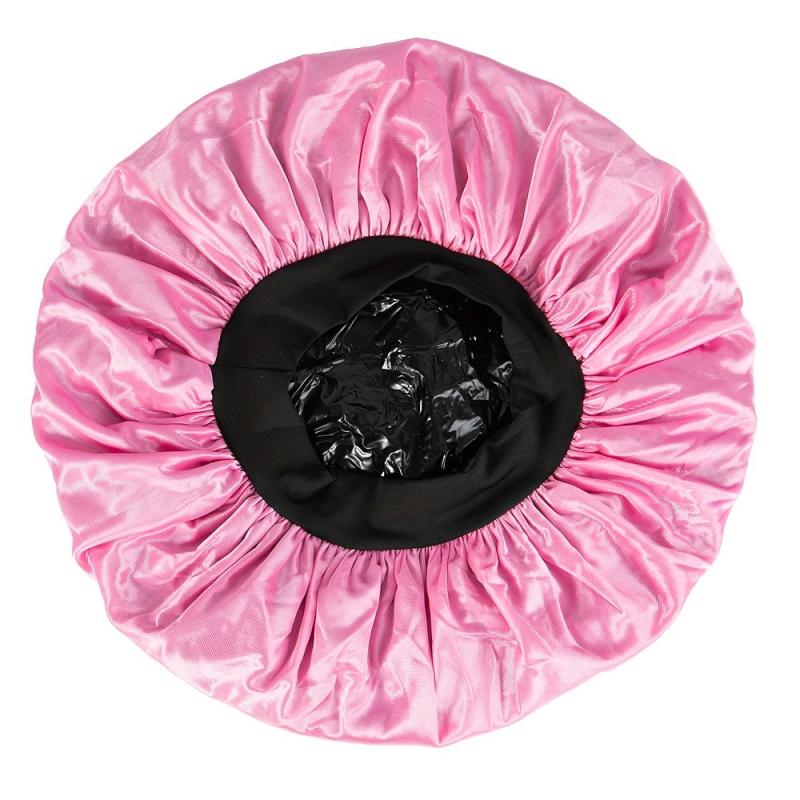 Large Shower Cap Adjustable Bonnet Waterproof Bath Caps Reusable Shower Caps