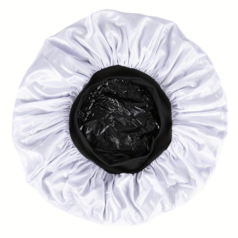 Large Shower Cap Adjustable Bonnet Waterproof Bath Caps Reusable Shower Caps